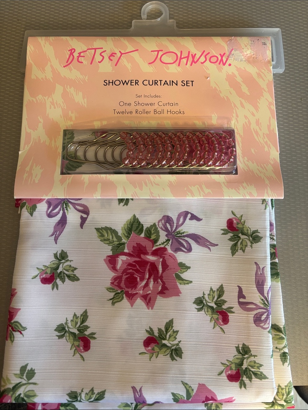 Betsey Johnson Shower Curtain Set